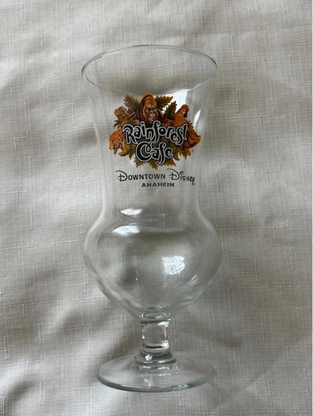 Rainforest Cafe Disneyland Anaheim Glass Cup